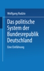 Image for Das politische System der Bundesrepublik Deutschland: Eine Einfuhrung