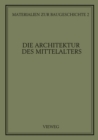 Image for Die Architektur Des Mittelalters