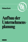 Image for Aufbau Der Unternehmensplanung