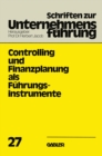Image for Controlling und Finanzplanung als Fuhrungsinstrumente : 27