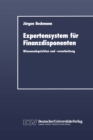Image for Expertensystem fur Finanzdisponenten: Wissensakquisition und -verarbeitung