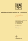 Image for Rheinisch-Westfalische Akademie der Wissenschaften: Natur-, Ingenieur- und Wirtschaftswissenschaften Vortrage * N 364
