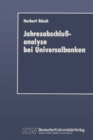 Image for Jahresabschluanalyse Bei Universalbanken: Grenzen Und Moglichkeiten Im Lichte Neuer Rechnungslegungsvorschriften