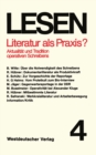 Image for Literatur als Praxis?: Aktualitat und Tradition operativen Schreibens
