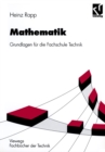 Image for Mathematik: Grundlagen Fur Die Fachschule Technik