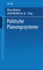 Image for Politische Planungssysteme