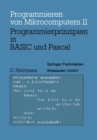 Image for Programmierprinzipien in Basic Und Pascal: Mit 12 Basic- Und 13 Pascal-programmen