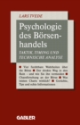 Image for Psychologie Des Borsenhandels: Taktik, Timing Und Technische Analyse