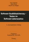 Image for Software-Qualitatssicherung - Testen im Software-Lebenszyklus