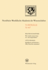 Image for Nordrhein-Westfalische Akademie der Wissenschaften: Natur-, Ingenieur- und Wirtschaftswissenschaften Vortrage * N 447