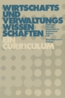 Image for Wirtschafts- und Verwaltungswissenschaften: Curriculum fur die Hochschulen der Bundeswehr