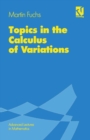 Image for Topics in the Calculus of Variations