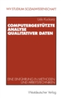 Image for Computergestutzte Analyse qualitativer Daten: Eine Einfuhrung in Methoden und Arbeitstechniken : 178
