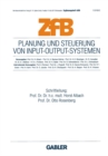 Image for Planung Und Steuerung Von Input-output-systemen : 4