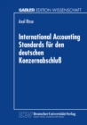 Image for International Accounting Standards Fur Den Deutschen Konzernabschlu