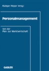 Image for Personalmanagement: Von der Plan- zur Marktwirtschaft