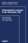 Image for Wissensbasierte Systeme in der Wirtschaft 1992: Anwendungen und Integration mit Hypermedia