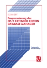Image for Programmierung des OS/2 Extended Edition Database Manager