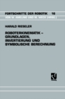 Image for Roboterkinematik - Grundlagen, Invertierung Und Symbolische Berechnung