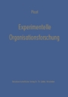Image for Experimentelle Organisationsforschung: Methodische und wissenschaftstheoretische Grundlagen : 16