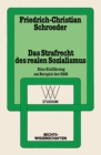 Image for Das Strafrecht des realen Sozialismus: Eine Einfuhrung am Beispiel der DDR : 124