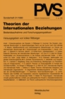 Image for Theorien der Internationalen Beziehungen: Bestandsaufnahme und Forschungsperspektiven