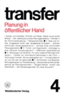 Image for Planung in offentlicher Hand