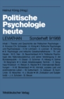 Image for Politische Psychologie heute