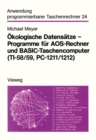 Image for Okologische Datensatze - Programme Fur Aos-rechner Und Basic-taschencomputer (Ti-58/59, Pc-1211/1212) : 24