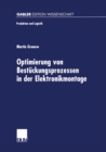 Image for Optimierung Von Bestuckungsprozessen in Der Elektronikmontage.