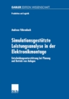 Image for Simulationsgestutzte Leistungsanalyse in Der Elektronikmontage: Entscheidungsunterstutzung Bei Planung Und Betrieb Von Anlagen