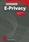 Image for E-privacy: Datenschutz Im Internet