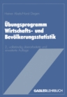 Image for Ubungsprogramm Wirtschafts- und Bevolkerungsstatistik