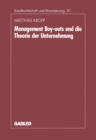 Image for Management-Buyouts und die Theorie der Unternehmung : 10