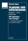Image for Planung Und Entscheidung: Modelle - Ziele - Methoden