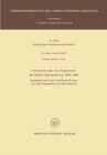 Image for Vorbericht uber die Ergebnisse der Kolner Domgrabung 1946 - 1983: Dargestellt nach den Veroffentlichungen von Otto Doppelfeld und Willy Weyres