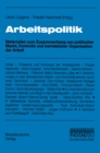 Image for Arbeitspolitik