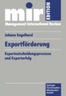 Image for Exportforderung: Exportentscheidungsprozesse Und Exporterfolg