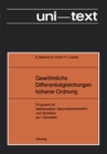 Image for Gewohnliche Differentialgleichungen hoherer Ordnung: - Ubungsprogramm - Programm fur Mathematiker, Naturwissenschaftler und Techniker ab 1. Semester