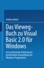 Image for Das Vieweg-Buch zu Visual Basic 2.0 fur Windows: Eine umfassende Anleitung zur komfortablen Entwicklung von Windows-Programmen