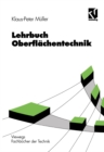 Image for Lehrbuch Oberflachentechnik
