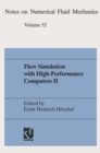 Image for Flow Simulation with High-Performance Computers II: DFG Priority Research Programme Results 1993-1995