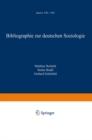 Image for Bibliographie zur deutschen Soziologie: Band 4: 1992 - 1995
