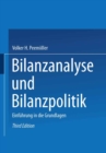 Image for Bilanzanalyse und Bilanzpolitik: Einfuhrung in die Grundlagen