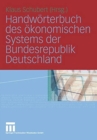 Image for Handworterbuch des okonomischen Systems der Bundesrepublik Deutschland