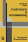 Image for Zur Sozialen Konstruktion Von Geschmackswahrnehmung : 31