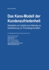 Image for Das Kano-Modell der Kundenzufriedenheit: Reliabilitat und Validitat einer Methode zur Klassifizierung von Produkteigenschaften