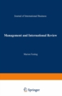Image for Management and International Review: Strategic Issues in International Human Resource Management