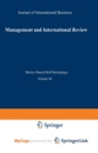 Image for Management and International Review : Challenges of Globalization