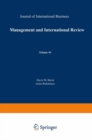 Image for Management and International Review : 0